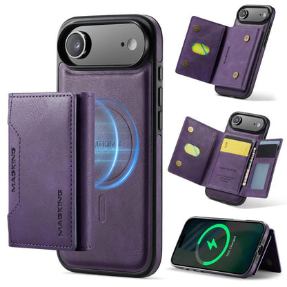 MAGKING K2 Series MagSafe RFID Card Bag Detachable Phone Case, For iPhone Air, For iPhone 16 Pro Max, For iPhone 16 Pro, For iPhone 16 Plus