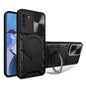 CD Texture Sliding Camshield Magnetic Holder Phone Case