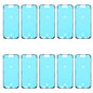 10pcs LCD Frame Bezel Waterproof Adhesive Stickers, For iPhone 16e, For iPhone 16 Pro Max, For iPhone 16 Pro, For iPhone 16 Plus, For iPhone 16