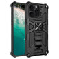 Armor Shockproof TPU + PC Magnetic Phone Case with Holder, For iPhone 18 Pro / 17 Pro, For iPhone 18 Pro Max / 17 Pro Max, For iPhone 16 Pro Max, For iPhone 16 Pro