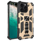 Armor Shockproof TPU + PC Magnetic Phone Case with Holder, For iPhone 18 Pro / 17 Pro, For iPhone 18 Pro Max / 17 Pro Max, For iPhone 16 Pro Max, For iPhone 16 Pro