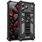 Armor Shockproof TPU + PC Magnetic Phone Case with Holder, For iPhone 18 Pro / 17 Pro, For iPhone 18 Pro Max / 17 Pro Max, For iPhone 16 Pro Max, For iPhone 16 Pro