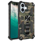 Camouflage Armor Kickstand TPU + PC Magnetic Phone Case