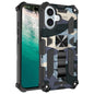 Camouflage Armor Kickstand TPU + PC Magnetic Phone Case