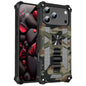 Camouflage Armor Kickstand TPU + PC Magnetic Phone Case, For iPhone 18 Pro / 17 Pro, For iPhone 18 Pro Max / 17 Pro Max, For iPhone 16 Pro Max, For iPhone 16 Pro