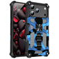 Camouflage Armor Kickstand TPU + PC Magnetic Phone Case, For iPhone 18 Pro / 17 Pro, For iPhone 18 Pro Max / 17 Pro Max, For iPhone 16 Pro Max, For iPhone 16 Pro
