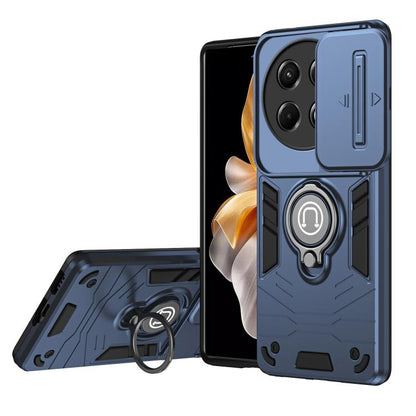 Camshield Ring Holder Phone Case, For Tecno Pova Slim 5G / Spark Slim 4G, For Tecno Pop 10, For Tecno Camon 40 Pro 4G, For Tecno Camon 30S, For Tecno Spark 30 Pro, For Tecno Spark 30 4G, For Tecno Spark Go 2025 / Spark Go 1, For Tecno Pova 6 Neo 4G