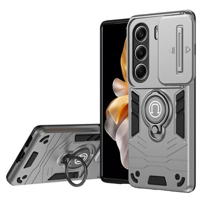 Camshield Ring Holder Phone Case, For Tecno Pova Slim 5G / Spark Slim 4G, For Tecno Pop 10, For Tecno Camon 40 Pro 4G, For Tecno Camon 30S, For Tecno Spark 30 Pro, For Tecno Spark 30 4G, For Tecno Spark Go 2025 / Spark Go 1, For Tecno Pova 6 Neo 4G