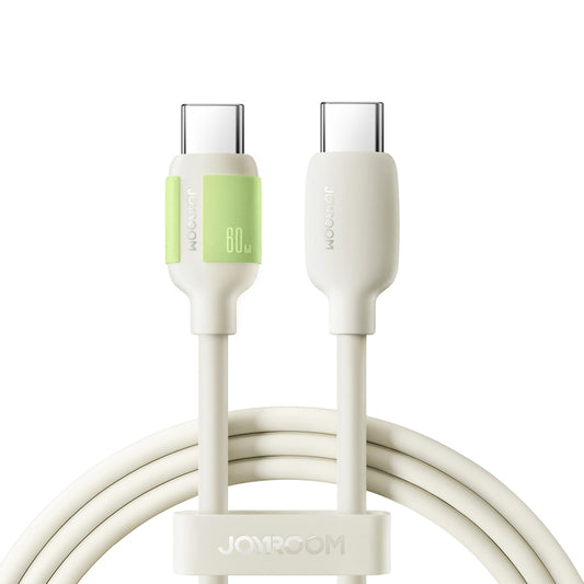 JOYROOM S-A53 Fluorescent Series 60W Type-C to Type-C Fast Charging Data Cable, 2m