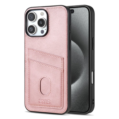 AZNS K1 Series Card Slot Business Phone Case, For iPhone Air, For iPhone 16 Pro Max, For iPhone 16 Pro, For iPhone 16 Plus