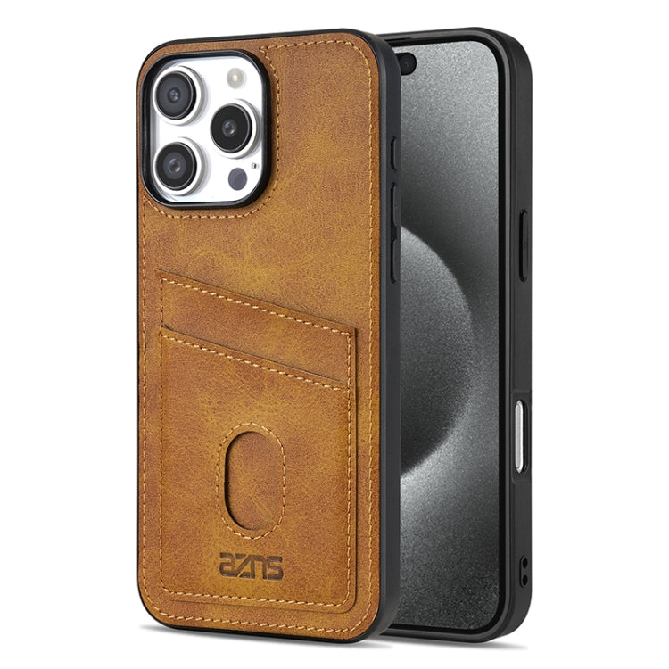 AZNS K1 Series Card Slot Business Phone Case, For iPhone Air, For iPhone 16 Pro Max, For iPhone 16 Pro, For iPhone 16 Plus