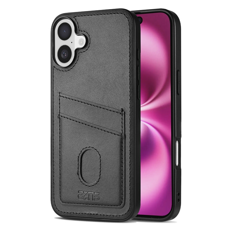 AZNS K1 Series Card Slot Business Phone Case, For iPhone Air, For iPhone 16 Pro Max, For iPhone 16 Pro, For iPhone 16 Plus