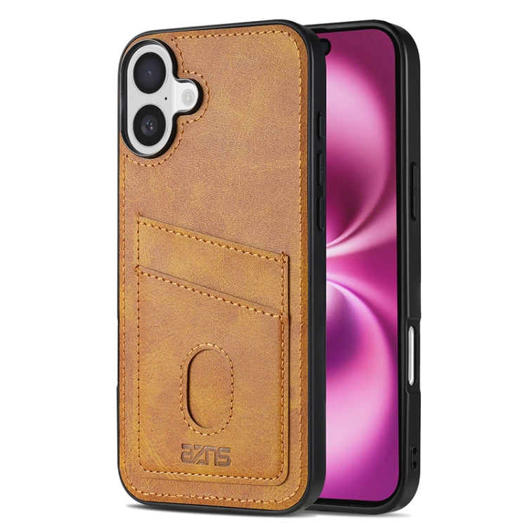 AZNS K1 Series Card Slot Business Phone Case, For iPhone Air, For iPhone 16 Pro Max, For iPhone 16 Pro, For iPhone 16 Plus