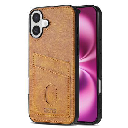 AZNS K1 Series Card Slot Business Phone Case, For iPhone Air, For iPhone 16 Pro Max, For iPhone 16 Pro, For iPhone 16 Plus
