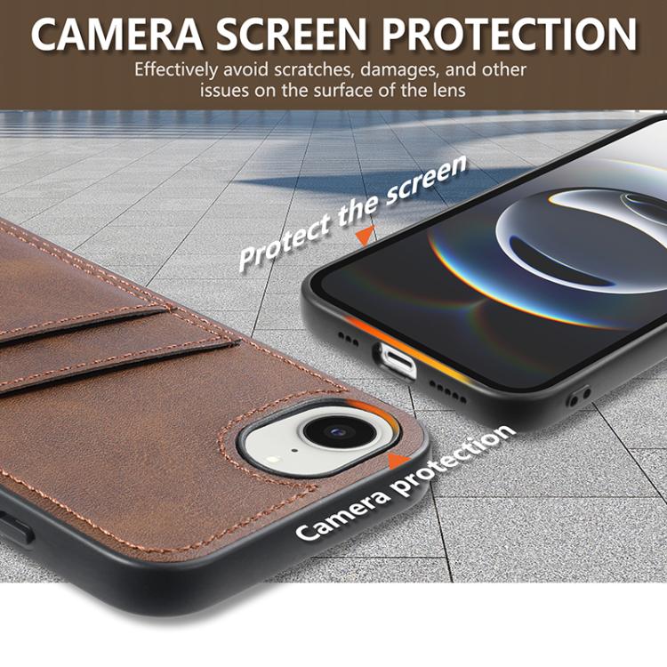 AZNS K1 Series Card Slot Business Phone Case, For iPhone 17e / 16e, For iPhone 17 Pro Max, For iPhone 17 Pro, For iPhone 17