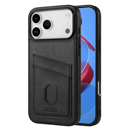 AZNS K1 Series Card Slot Business Phone Case, For iPhone 17e / 16e, For iPhone 17 Pro Max, For iPhone 17 Pro, For iPhone 17