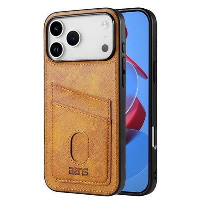 AZNS K1 Series Card Slot Business Phone Case, For iPhone 17e / 16e, For iPhone 17 Pro Max, For iPhone 17 Pro, For iPhone 17
