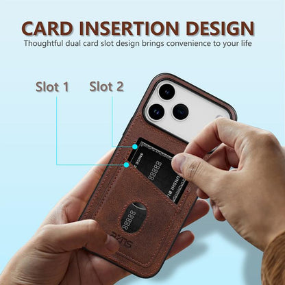 AZNS K1 Series Card Slot Business Phone Case, For iPhone 18 Pro / 17 Pro, For iPhone 18 Pro Max / 17 Pro Max, For iPhone 17e / 16e, For iPhone 17