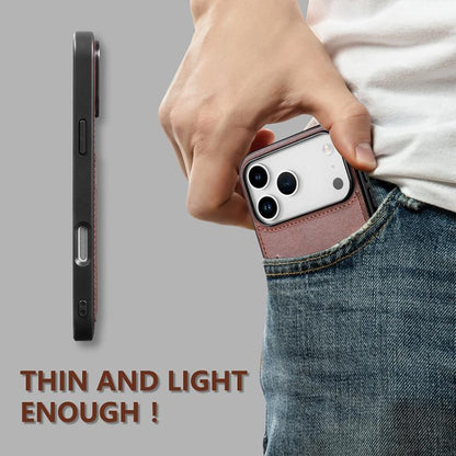 AZNS K1 Series Card Slot Business Phone Case, For iPhone 18 Pro / 17 Pro, For iPhone 18 Pro Max / 17 Pro Max, For iPhone 17e / 16e, For iPhone 17