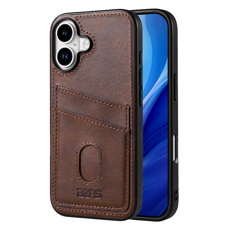 AZNS K1 Series Card Slot Business Phone Case, For iPhone 17e / 16e, For iPhone 17 Pro Max, For iPhone 17 Pro, For iPhone 17
