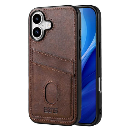 AZNS K1 Series Card Slot Business Phone Case, For iPhone 17e / 16e, For iPhone 17 Pro Max, For iPhone 17 Pro, For iPhone 17