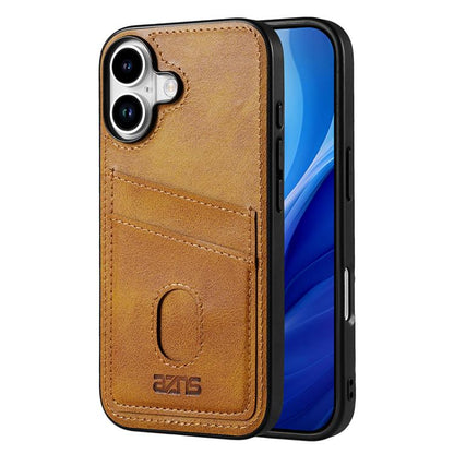 AZNS K1 Series Card Slot Business Phone Case, For iPhone 17e / 16e, For iPhone 17 Pro Max, For iPhone 17 Pro, For iPhone 17