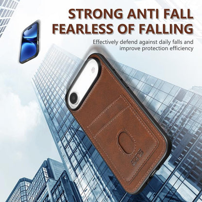 AZNS K1 Series Card Slot Business Phone Case, For iPhone Air, For iPhone 16 Pro Max, For iPhone 16 Pro, For iPhone 16 Plus