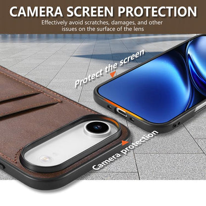 AZNS K1 Series Card Slot Business Phone Case, For iPhone Air, For iPhone 16 Pro Max, For iPhone 16 Pro, For iPhone 16 Plus