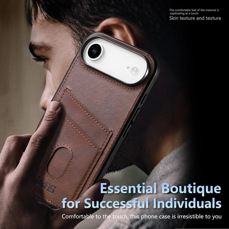 AZNS K1 Series Card Slot Business Phone Case, For iPhone Air, For iPhone 16 Pro Max, For iPhone 16 Pro, For iPhone 16 Plus