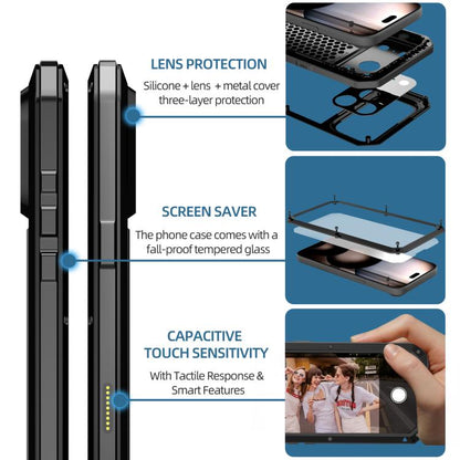 Shockproof IP54 Life Waterproof Phone Case, For iPhone 18 Pro / 17 Pro, For iPhone 18 Pro Max / 17 Pro Max, For iPhone 17e / 16e, For iPhone 16 Pro Max, For iPhone 16 Pro, For iPhone 16 Plus, For iPhone 16