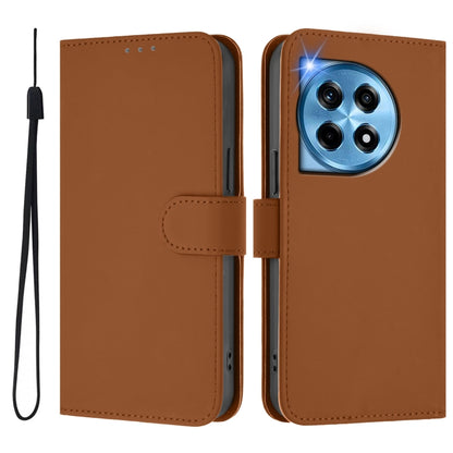 Skin Feel Solid Color Leather Phone Case with Lanyard, Series 1