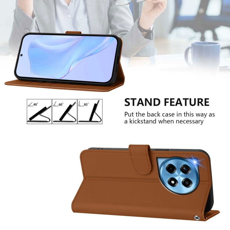 Skin Feel Solid Color Leather Phone Case with Lanyard, Series 1