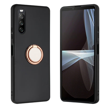 Matte Ring Holder TPU Phone Case, For Sony Xperia 5 IV, For Sony Xperia 1 IV, For Sony Xperia 10 IV