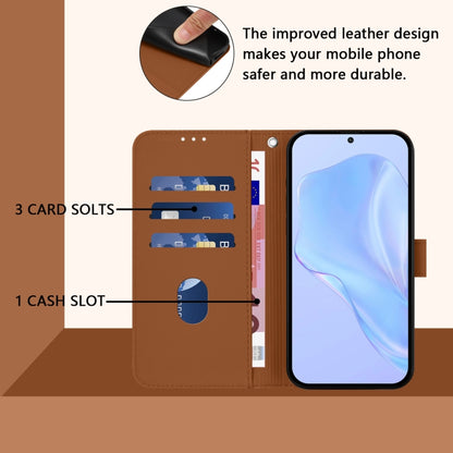 Skin Feel Solid Color Leather Phone Case with Lanyard, Series 14