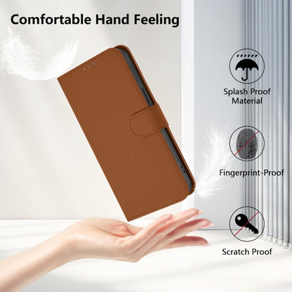 Skin Feel Solid Color Leather Phone Case with Lanyard, Series 14