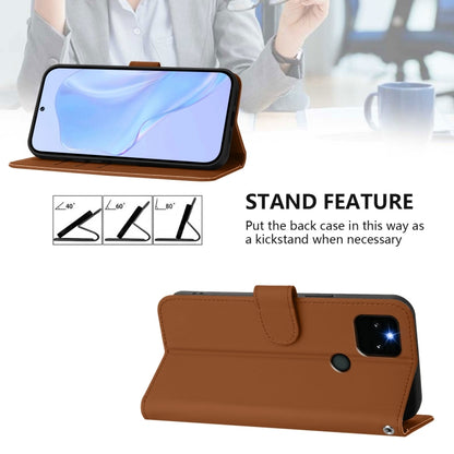 Skin Feel Solid Color Leather Phone Case with Lanyard, Series 3