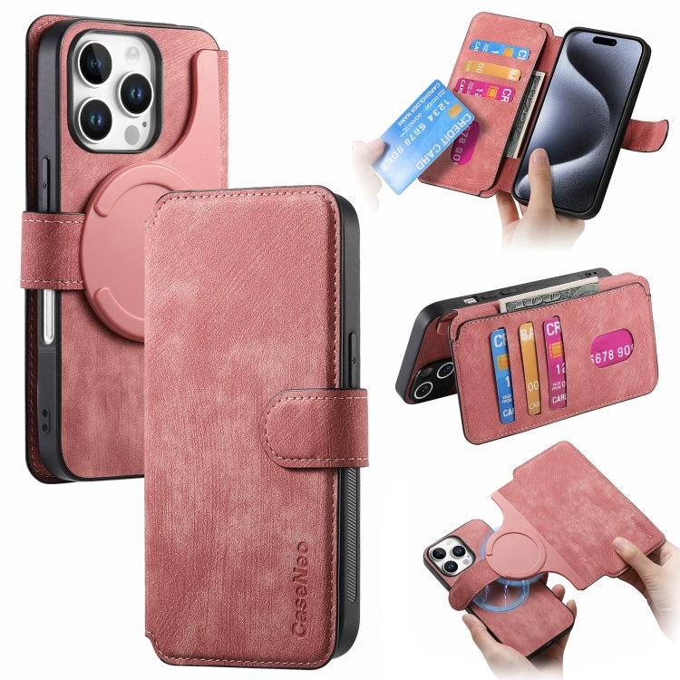 CaseNeo MagSafe RFID Anti-theft Retro Leather Phone Case, For iPhone Air, For iPhone 16 Pro Max, For iPhone 16 Pro, For iPhone 16 Plus