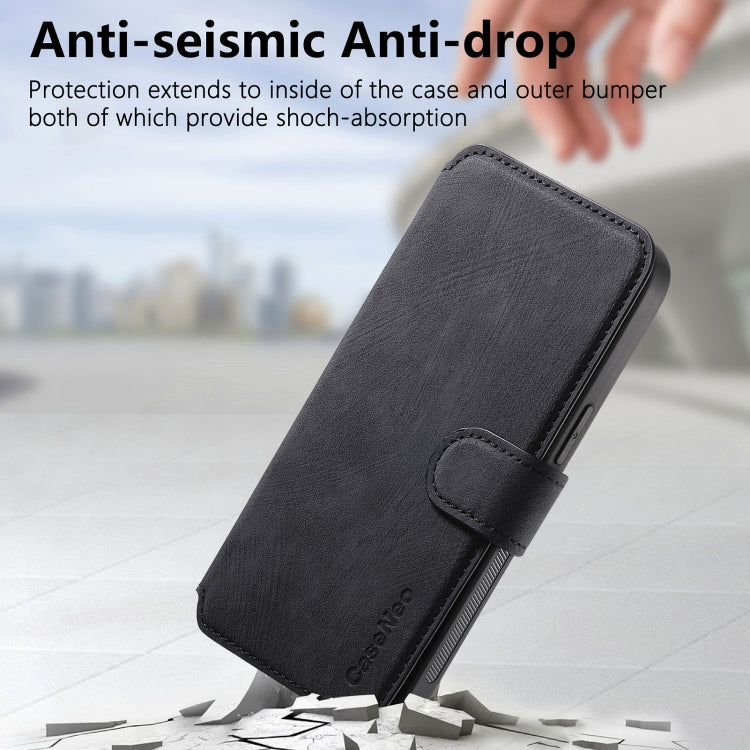 CaseNeo MagSafe RFID Anti-theft Retro Leather Phone Case