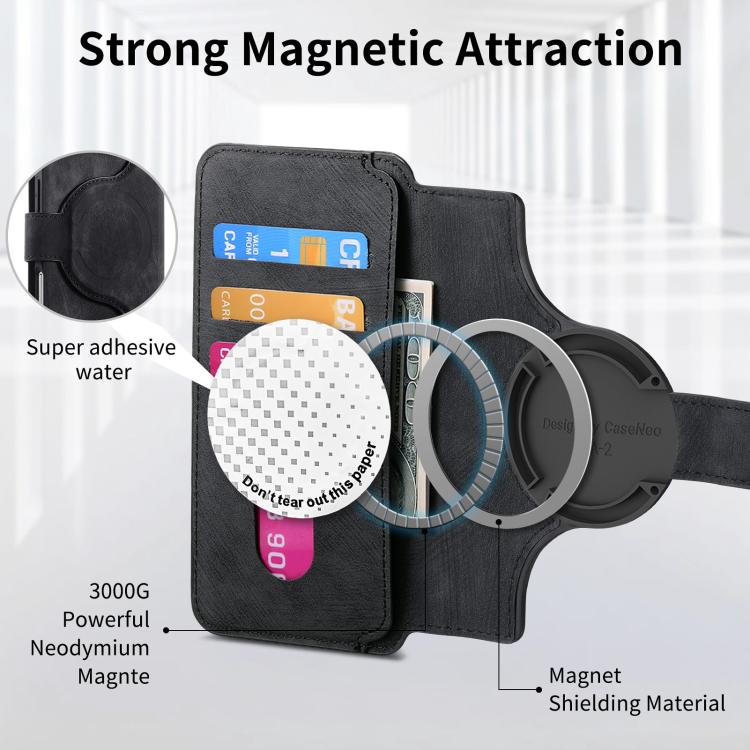 CaseNeo MagSafe RFID Anti-theft Retro Leather Phone Case, For iPhone Air, For iPhone 16 Pro Max, For iPhone 16 Pro, For iPhone 16 Plus