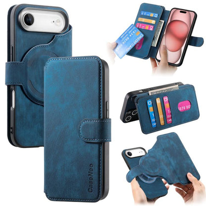 CaseNeo MagSafe RFID Anti-theft Retro Leather Phone Case, For iPhone Air, For iPhone 16 Pro Max, For iPhone 16 Pro, For iPhone 16 Plus