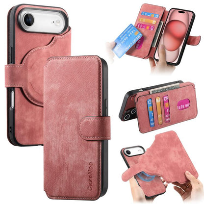 CaseNeo MagSafe RFID Anti-theft Retro Leather Phone Case, For iPhone Air, For iPhone 16 Pro Max, For iPhone 16 Pro, For iPhone 16 Plus