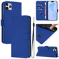 Skin Feel Solid Color Leather Phone Case with Lanyard, For iPhone 11 Pro Max