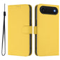 Skin Feel Solid Color Leather Phone Case with Lanyard, For iPhone Air