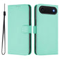 Skin Feel Solid Color Leather Phone Case with Lanyard, For iPhone Air