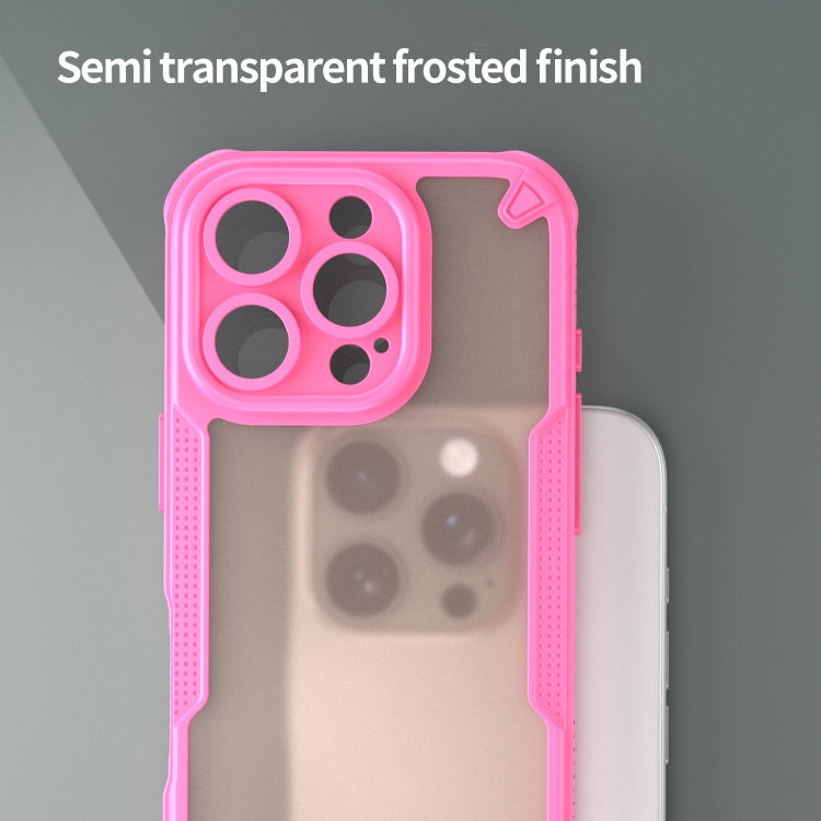 Armor Glaze PC Hybrid TPU Phone Case, For iPhone 16 Pro Max, For iPhone 16 Pro, For iPhone 16 Plus, For iPhone 16