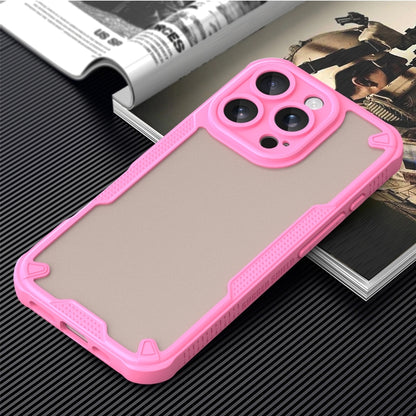 Armor Glaze PC Hybrid TPU Phone Case, For iPhone 16 Pro Max, For iPhone 16 Pro, For iPhone 16 Plus, For iPhone 16