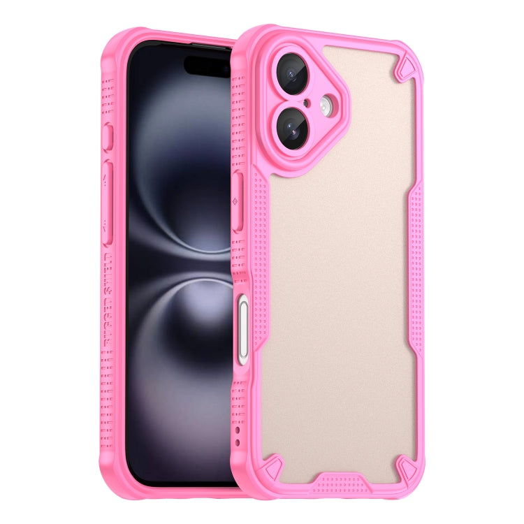 Armor Glaze PC Hybrid TPU Phone Case, For iPhone Air, For iPhone 16 Pro Max, For iPhone 16 Pro, For iPhone 16 Plus
