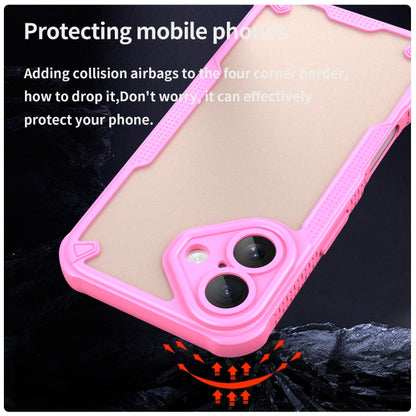 Armor Glaze PC Hybrid TPU Phone Case, For iPhone 16, For iPhone 15 Pro Max, For iPhone 15 Pro, For iPhone 15 Plus