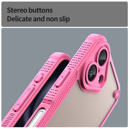 Armor Glaze PC Hybrid TPU Phone Case, For iPhone 16, For iPhone 15 Pro Max, For iPhone 15 Pro, For iPhone 15 Plus