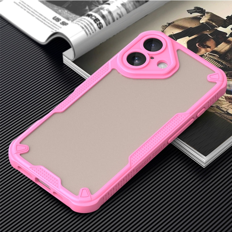 Armor Glaze PC Hybrid TPU Phone Case, For iPhone 16, For iPhone 15 Pro Max, For iPhone 15 Pro, For iPhone 15 Plus